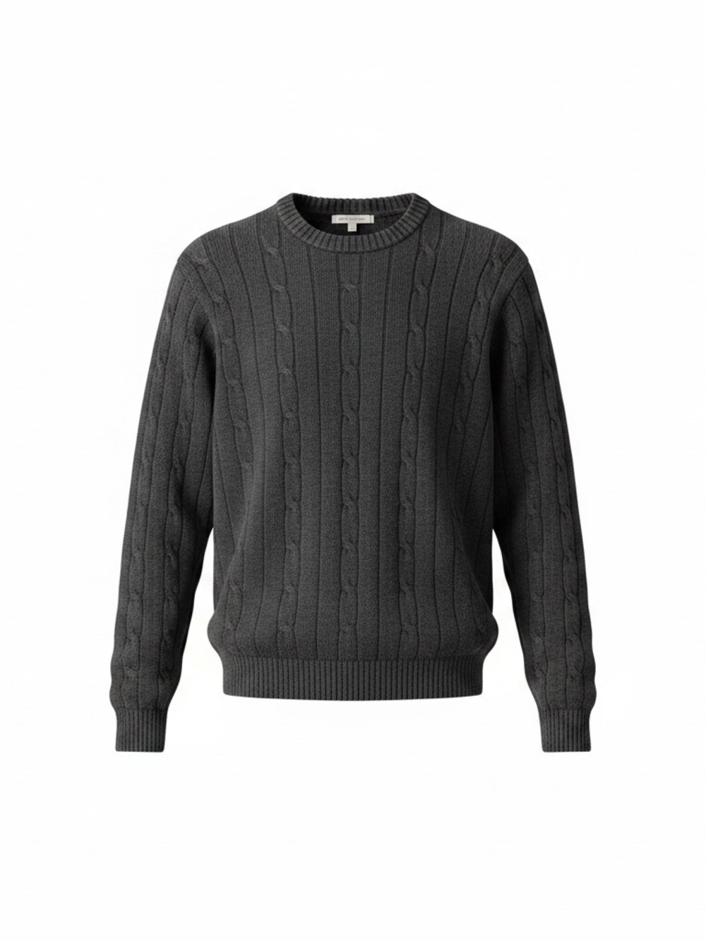 Oscar de las Renta Charcoal gray knitted pullover size 2 XL